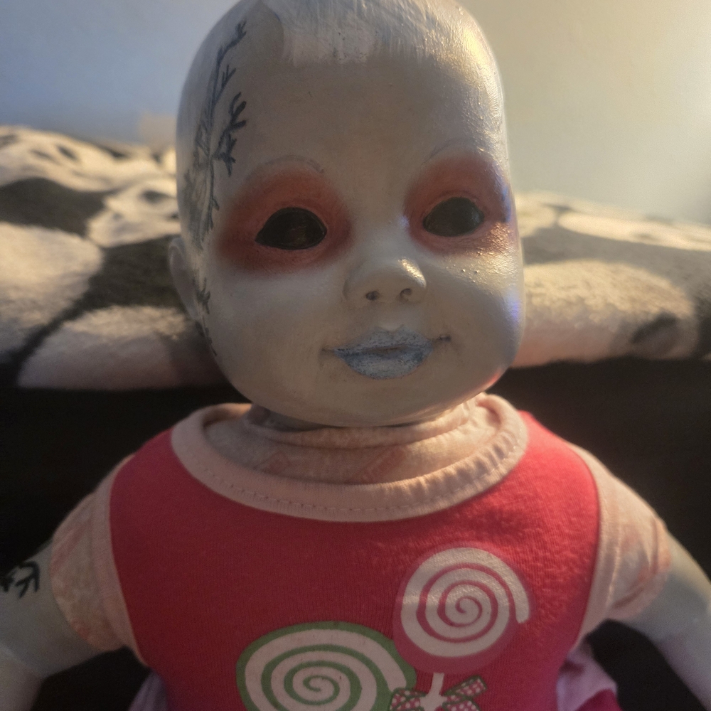 Pink and White Kids Toy Doll